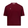 Blackjack Pit Tee In Burgundy