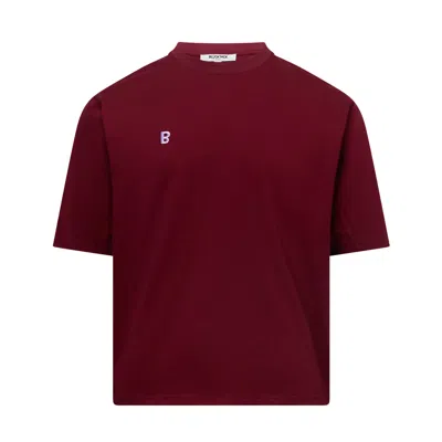 Blackjack Pit Tee In Burgundy