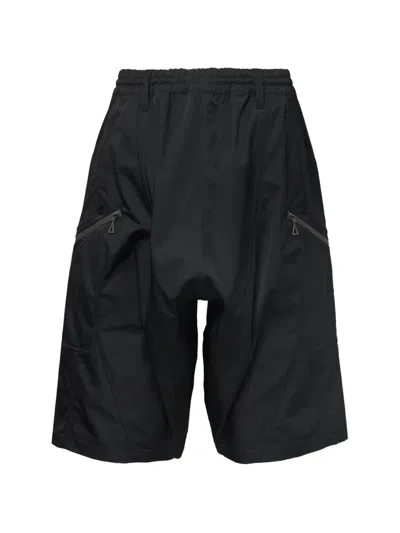 Blackjack Rookie Zip-detail Shorts In Black
