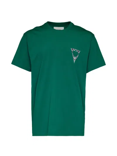 Blackjack Snake-print-patch T-shirt In Green