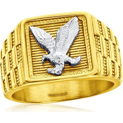 Blackjack Square Eagle Ring