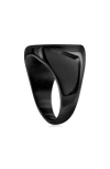 Blackjack Square Ring In Black