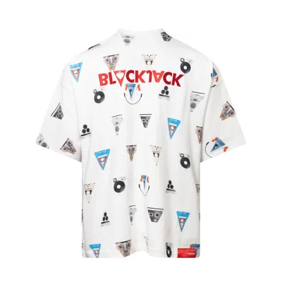 Blackjack Theme Tee In White
