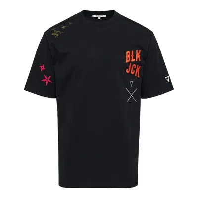 Blackjack Theme T-shirt In Black