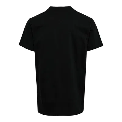 Blackjack Embroidery Icon Logo T-shirt In Black