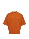 Blackjack Triangle 'v' T-shirt In Orange