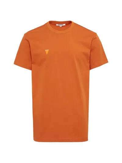 Blackjack Triangle-detail T-shirt In Orange