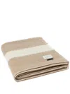 Blacksaw Siempre Stripe Recycled Blanket In Neutrals
