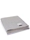 Blacksaw Grey Peyote Snake Print Blanket In Grey