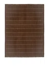 Blacksaw Grid-pattern Blanket In Brown