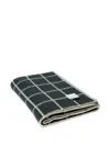 Blacksaw Grid-pattern Blanket In Green