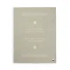 Blacksaw Harvest Moon Reversible Baby Alpaca Throw In Light Heather/ Ivory