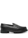 Blackstock & Weber Black The Mason Loafers In Onix Pebble Black
