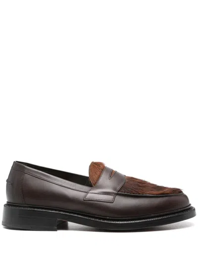 Blackstock & Weber Brown The Ellis Loafers In Choccolate Brown