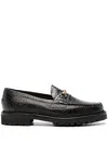 Blackstock & Weber Mason Horse Bit Loafer In Schwarz