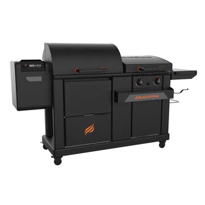 Blackstone 22" Xl Griddle Pellet Grill Combo In Matte Black