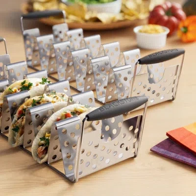 Blackstone 2-piece Griddle Taco Racks In Stainless Steel