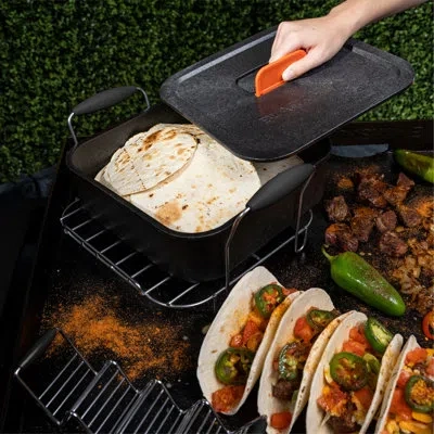 Blackstone 5-piece Taco Kit In Stainless Steel;gloss