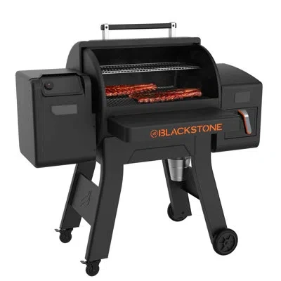 Blackstone 900 Pellet Grill Smoker Air Fryer Combo In Matte Black