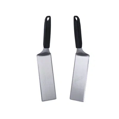 Blackstone Deluxe Spatula 2-pack In Stainless Steel;gloss