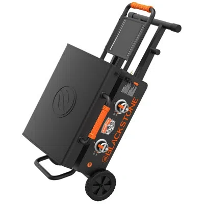 Blackstone On The Go 2-burner 22" Flexfold Griddle In Matte Black