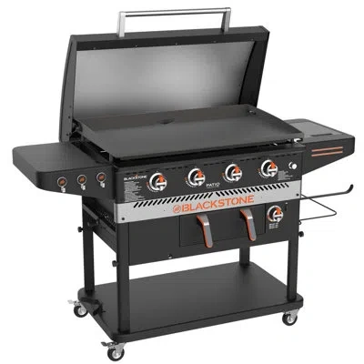 Blackstone Patio 36" Griddle With Xl Air Fryer In Matte Black