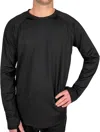 Blackstrap Mens Therma Crew Top In Black