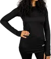 Blackstrap Women's Cloudchaser Crew Top In Black