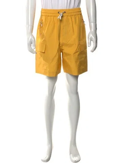 Pre-owned Blaest Jogger Shorts In Yellow
