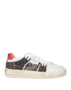 B.l.a.h. B. L.a. H. Woman Sneakers Cream Size 9.5 Leather, Textile Fibers In White