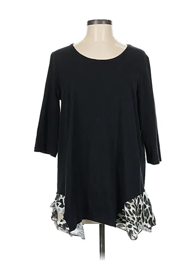 Pre-owned Blair 3/4 Sleeve T-shirt In Black