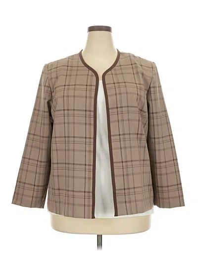 Pre-owned Blair Blazer Jacket In Brown