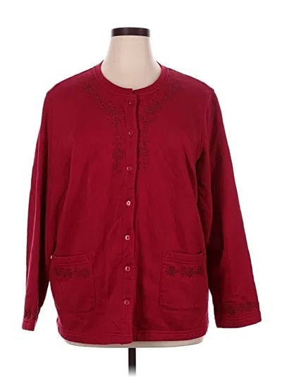 Pre-owned Blair Cardigan Sweater In Burgundy