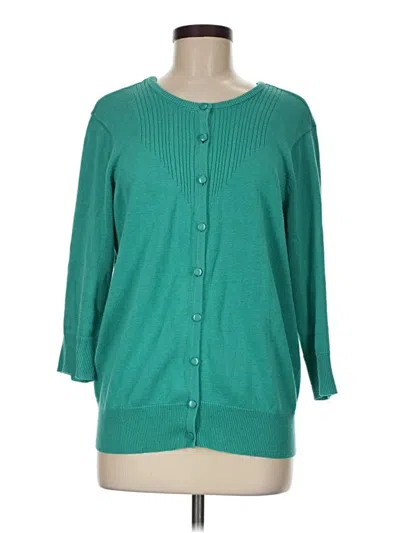 Pre-owned Blair Cardigan Sweater In Teal