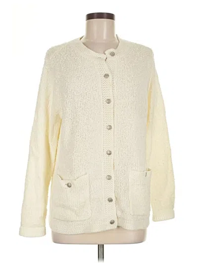 Pre-owned Blair Cardigan Sweater In White
