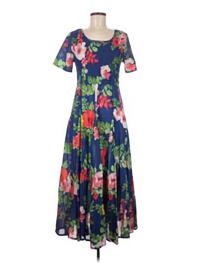 Pre-owned Blair Casual Dress In Blue