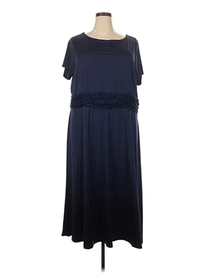 Pre-owned Blair Casual Dress In Blue