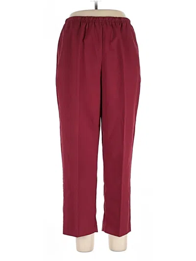 Pre-owned Blair Casual Pants In Burgundy