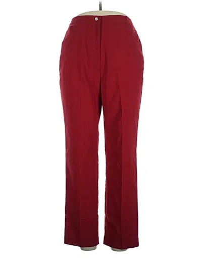 Pre-owned Blair Dress Pants In Burgundy