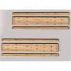 Blair Line 12 Each Ho Scale Laser-cut 2-lane Straight Wood Grade Crossing