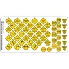 Blair Line Highway Vintage Warning Sign, Black, Yellow