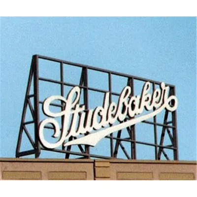 Blair Line Ho S & O Scale Wall Laser-cut Studebaker Billboard