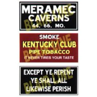Blair Line N Scale Barn Sign Set - No.4