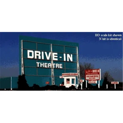 Blair Line N Scale Drive-in Theatre