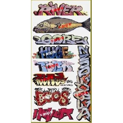 Blair Line No. 7 Graffiti Decals Mega Set