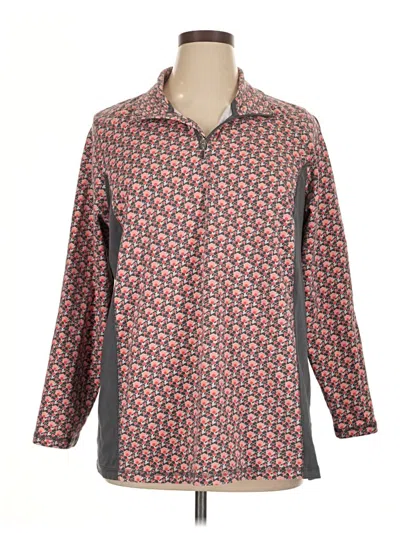 Pre-owned Blair Long Sleeve Polo Shirt In Red