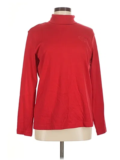 Pre-owned Blair Long Sleeve Turtleneck In Red