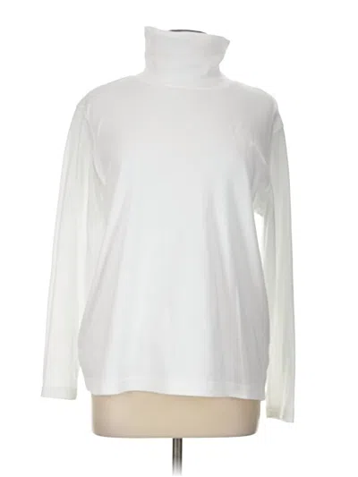 Pre-owned Blair Long Sleeve Turtleneck In White