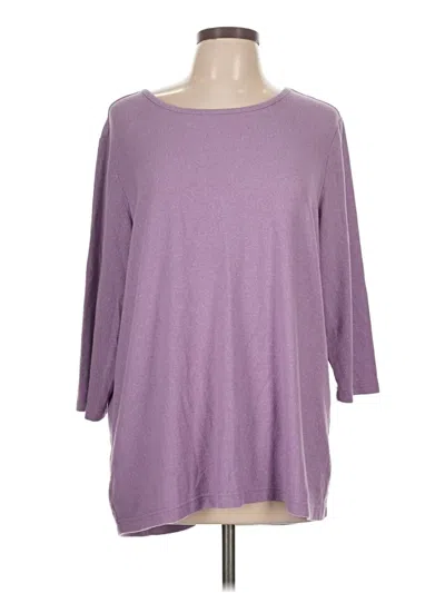 Pre-owned Blair Pullover Sweater In Purple