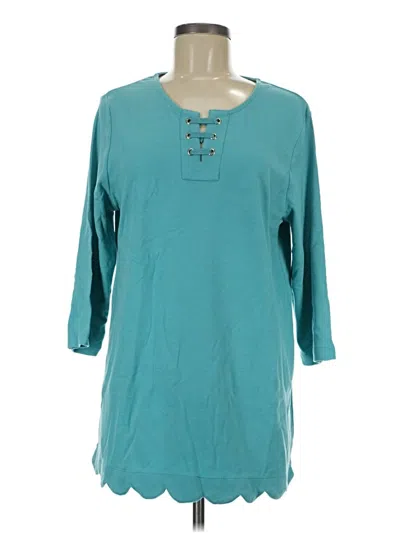 Pre-owned Blair Pullover Sweater In Teal